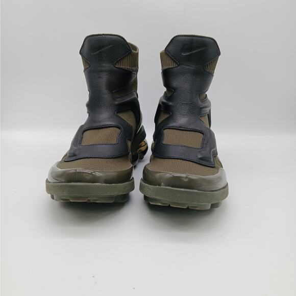 Nike Air VaporMax Light 2 Sock Boot Cargo Khaki Green Black Women's Size 7 - Picture 2 of 12